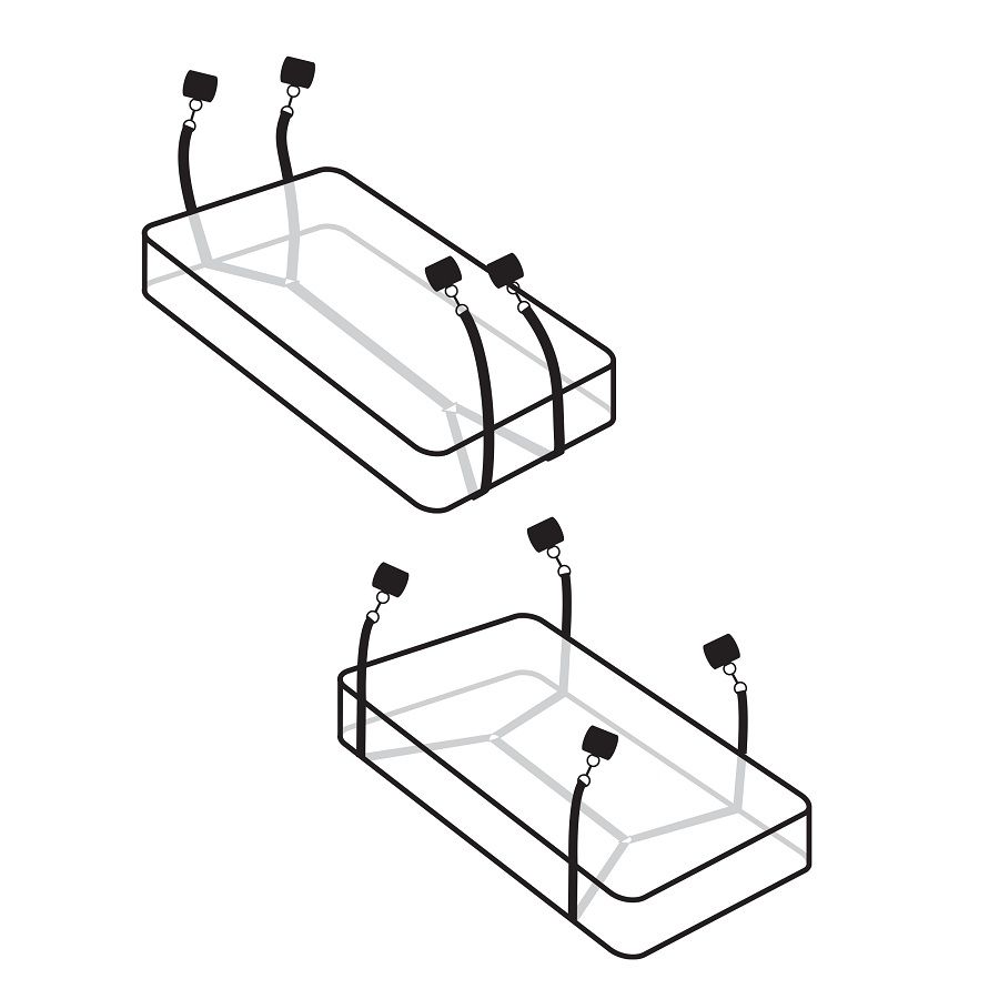 FETISH FANTASY LIMITED EDITION - WRAPAROUND MATTRESS RESTRAINTS - Bild 3