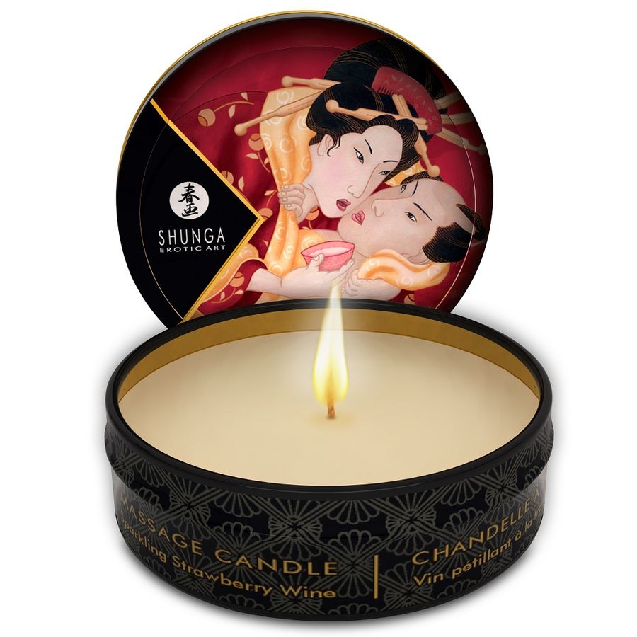 SHUNGA - MINI CARESS BY CANDLELIGHT DISPLAY MASSAGE CANDLES 24 UNITS - Bild 4