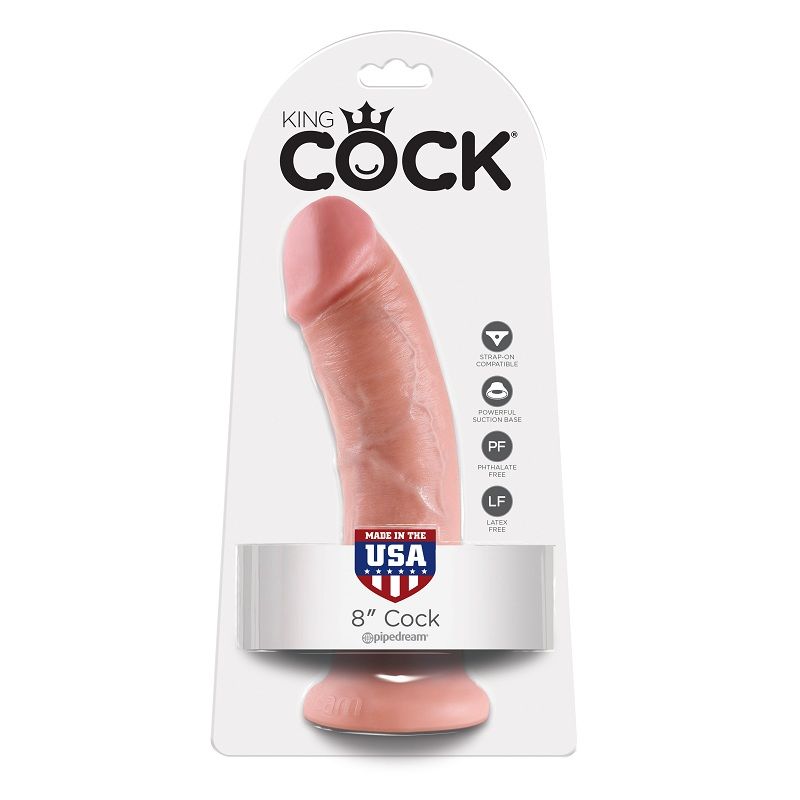 KING COCK - 8 DILDO FLESH 20.3 CM - Bild 5