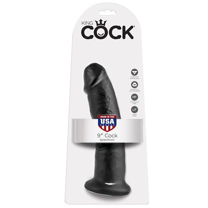 KING COCK - 9 DILDO BLACK 22.9 CM - Bild 5