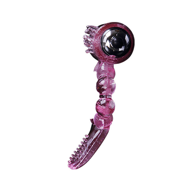 BAILE - SILICONE RING 10 TONGUE RHYTHMS WITH PINK VIBRATION - Bild 7