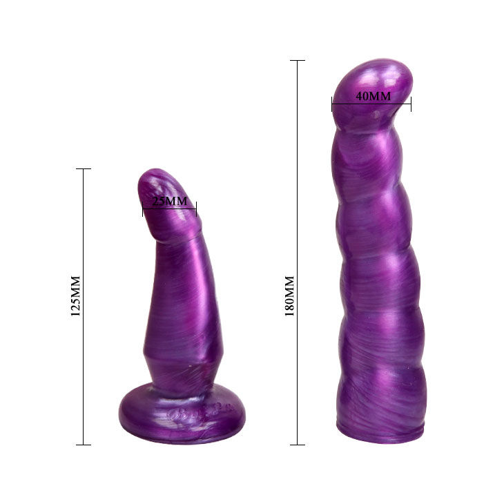 BAILE - LILAC FEMALE ANAL AND VAGINAL HARNESS GPOINT 17 CM - Bild 6