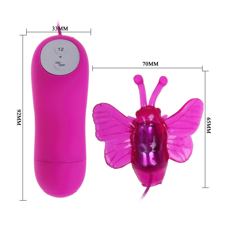 BAILE - CUTE SECRET BUTTERFLY STIMULATOR VIBRATOR 12V - Bild 6