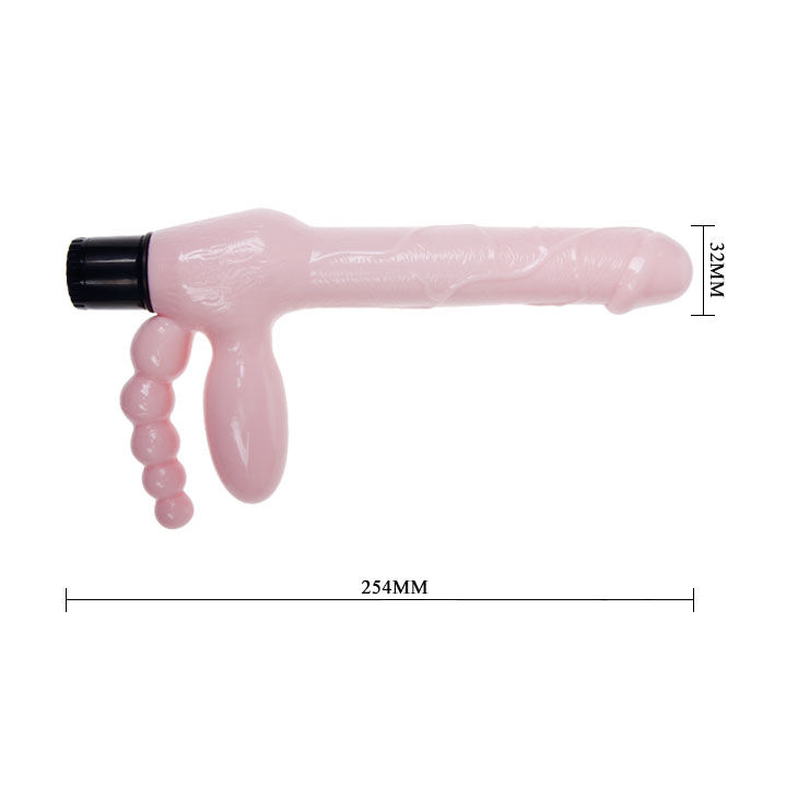 BAILE - TPR ROPELESS HARNESS WITH VIBRATION AND ANAL STIMULATION 25.4 CM - Bild 7