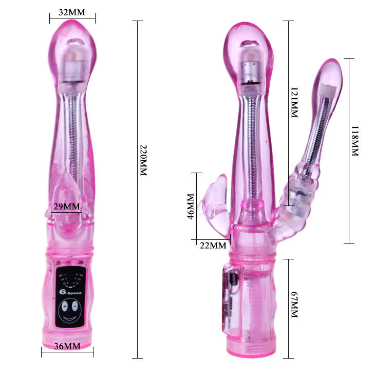 BAILE - FLEXIBLE VIBRATOR WITH ANAL STIMULATOR - Bild 4