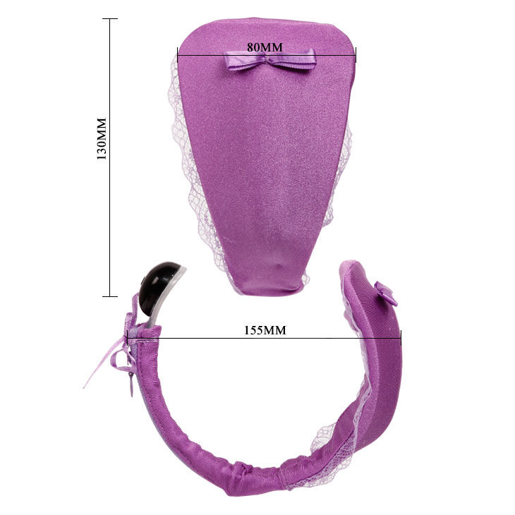 BAILE - THONG WITH VIBRATOR WITH LILAC REMOTE CONTROL - Bild 5