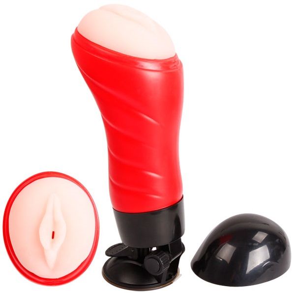 Alternative view of CRAZY BULL - VAGINA WITH VOICE MASTURBATOR BASE