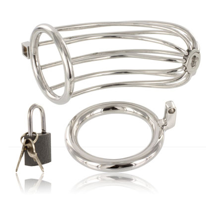 METAL HARD - BIRD CHASTITY RING CAGE - Bild 2