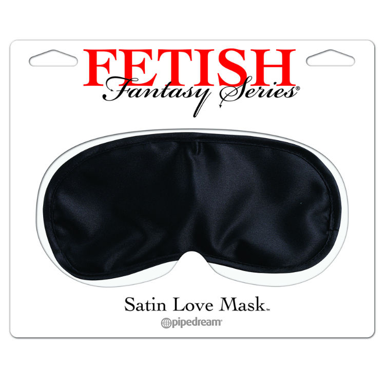 Alternative view of FETISH FANTASY SERIES - SATIN LOVE MASK BLACK