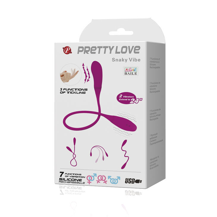 PRETTY LOVE - SMART SNAKY VIBE VIBRATOR 7 V + 3 TICKLING - Bild 4