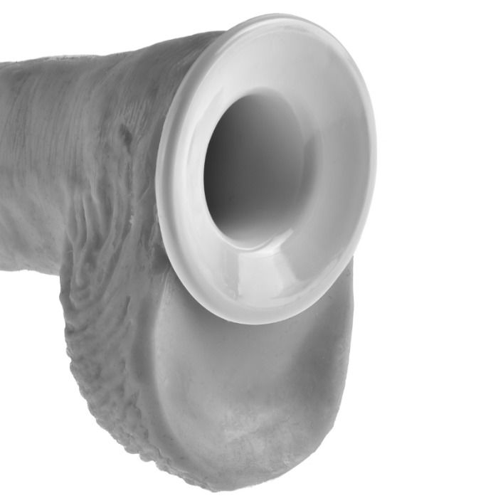 Alternative view of KING COCK - STRAP-ON WITH HOLLOW DILDO 25.5 CM AND BLACK STRAPS