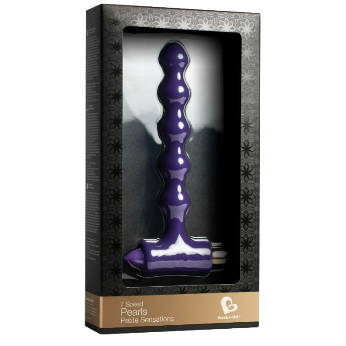 Alternative view of ROCKS-OFF - ANAL PLUG WITH VIBRATION AND RIVERLES PETITE SENSATIONS PEARLS