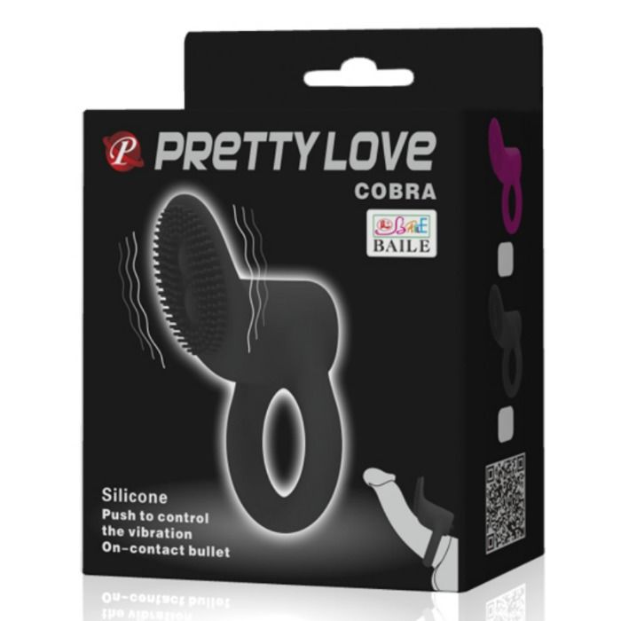 PRETTY LOVE - COBRA VIBRATOR RING BLACK - Bild 7
