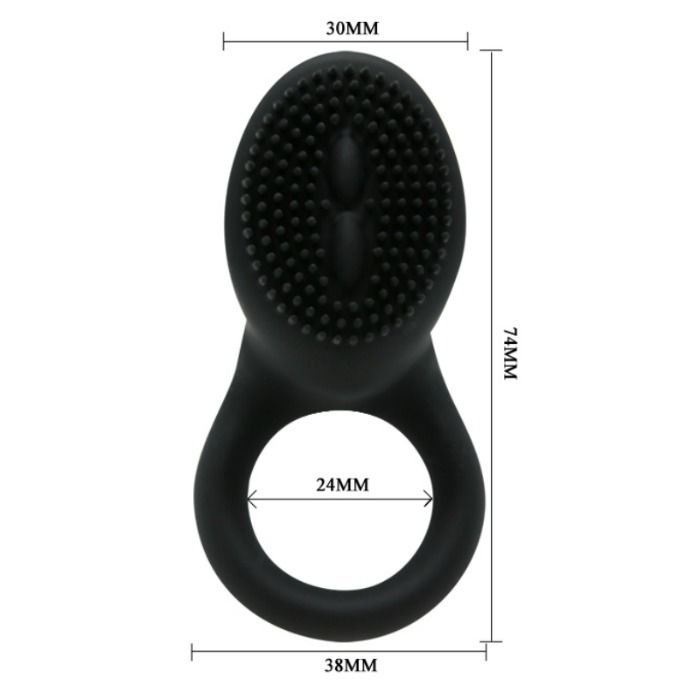 PRETTY LOVE - COBRA VIBRATOR RING BLACK - Bild 5