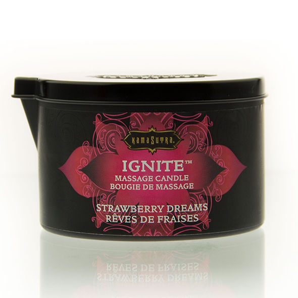 Alternative view of KAMASUTRA - STRAWBERRY DREAMS MASSAGE CANDLE 170 GR