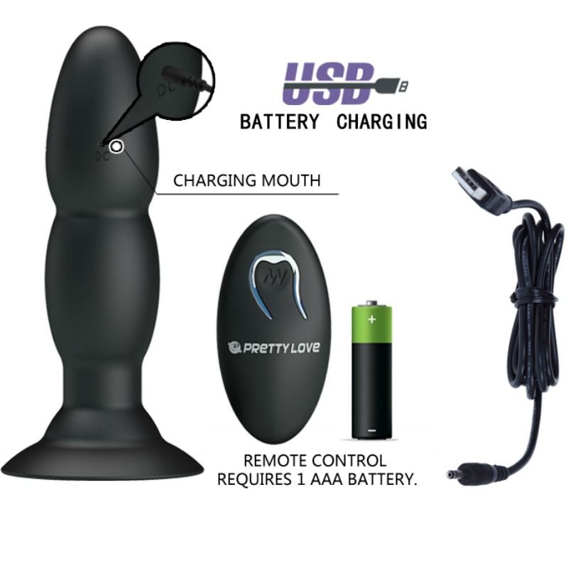 PRETTY LOVE - PLUG VIBRATOR AND ROTATION BY REMOTE CONTROL - Bild 3