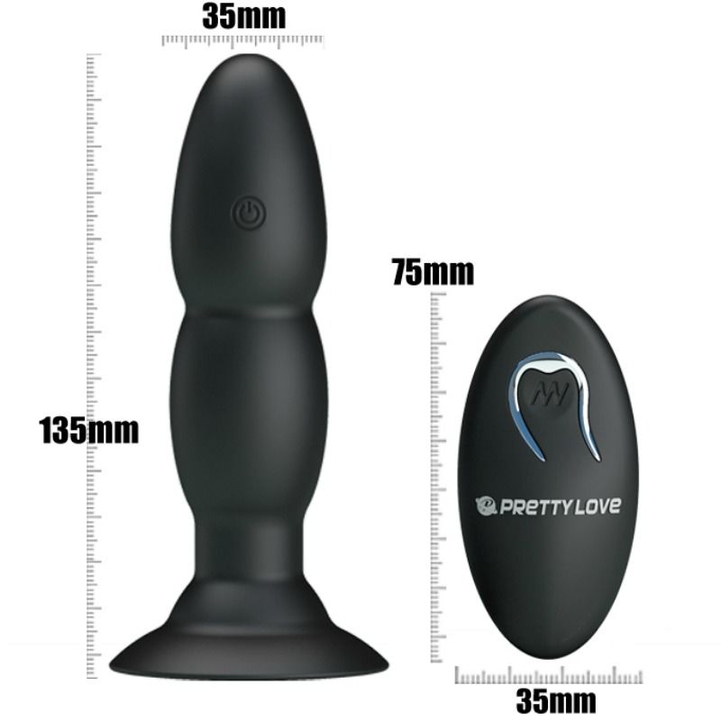 PRETTY LOVE - PLUG VIBRATOR AND ROTATION BY REMOTE CONTROL - Bild 4