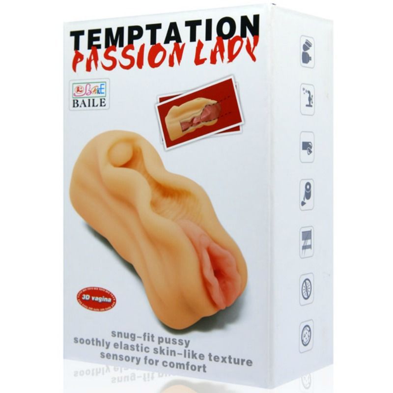 BAILE - MINI MALE MASTURBATOR VAGINA LIPS DESIGN - Bild 5