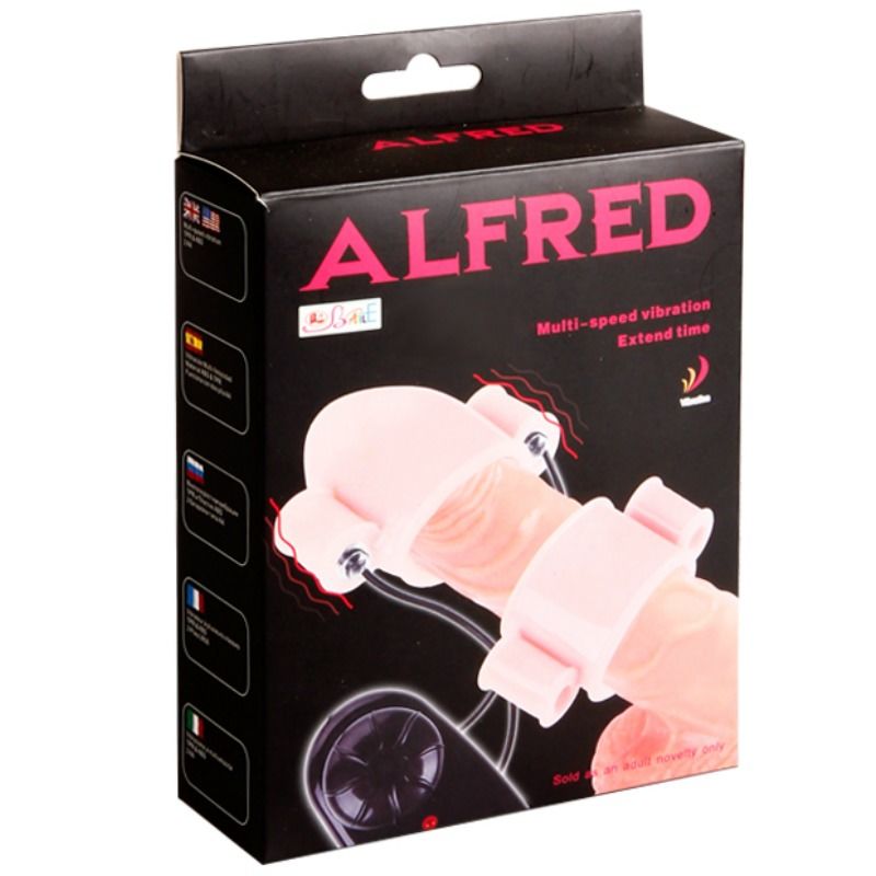 BAILE - ALFRED PENIS VIBRATOR COVERS WITH CONTROL - Bild 3