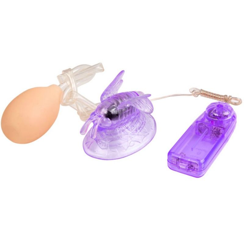Alternative view of BAILE - LILAC CLITORIS STIMULATION VIBRATING BUTTERFLY