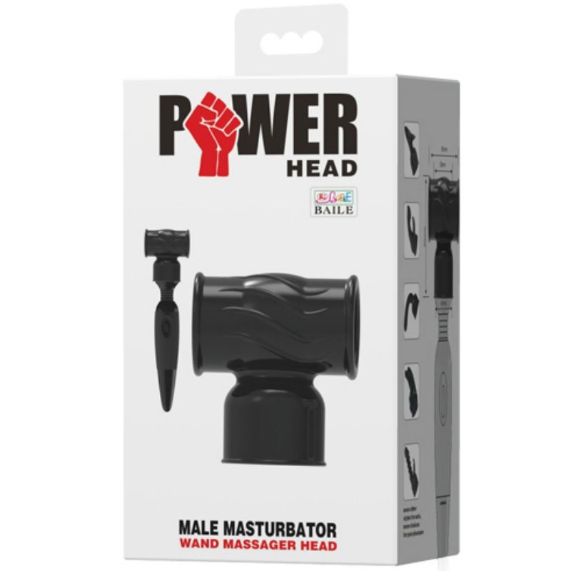 BAILE - POWER HEAD INTERCHANGEABLE HEAD FOR MALE MASSAGER - Bild 5
