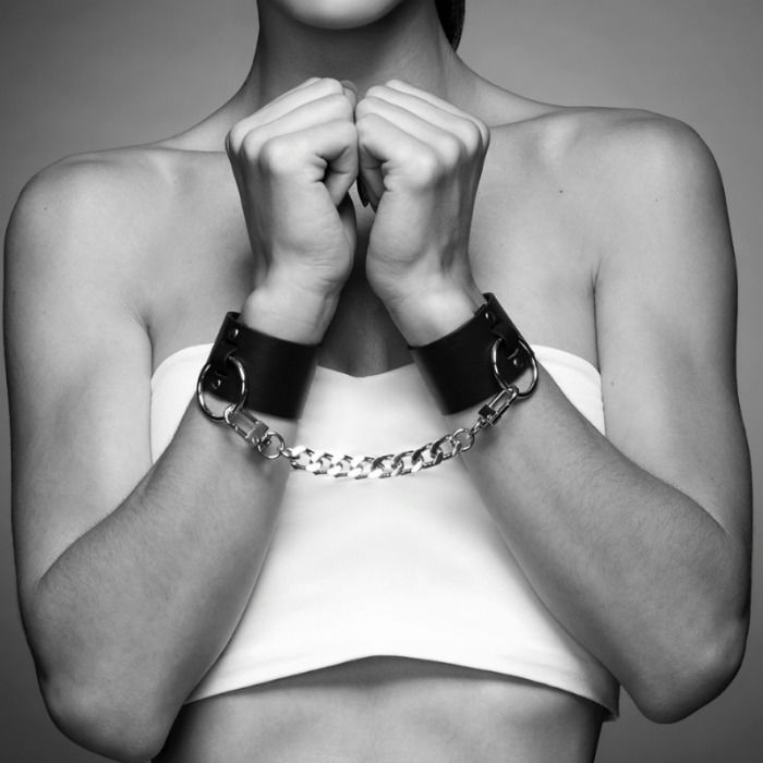 Alternative view of BIJOUX INDISCRETS MAZE - WIDE CUFFS BLACK