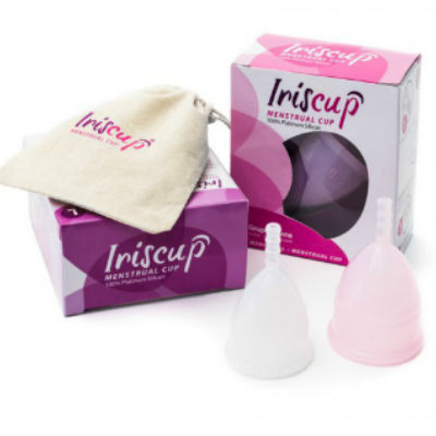Alternative view of IRISCUP - SMALL PINK MONTH CUP A + FREE STERILIZER BAG
