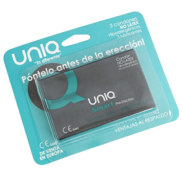 UNIQ - SMART LATEX FREE PRE-ERECTION CONDOMS 3 UNITS - Bild 3