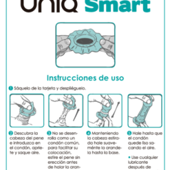 Alternative view of UNIQ - SMART LATEX FREE PRE-ERECTION CONDOMS 3 UNITS