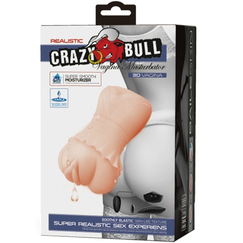 CRAZY BULL - WATER SKIN VAGINA MASTURBADOR WITH VIBRATING BULLETS - Bild 7