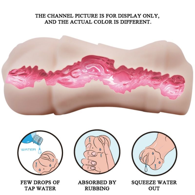 CRAZY BULL - WATER SKIN VAGINA MASTURBADOR WITH VIBRATING BULLET 2 - Bild 6