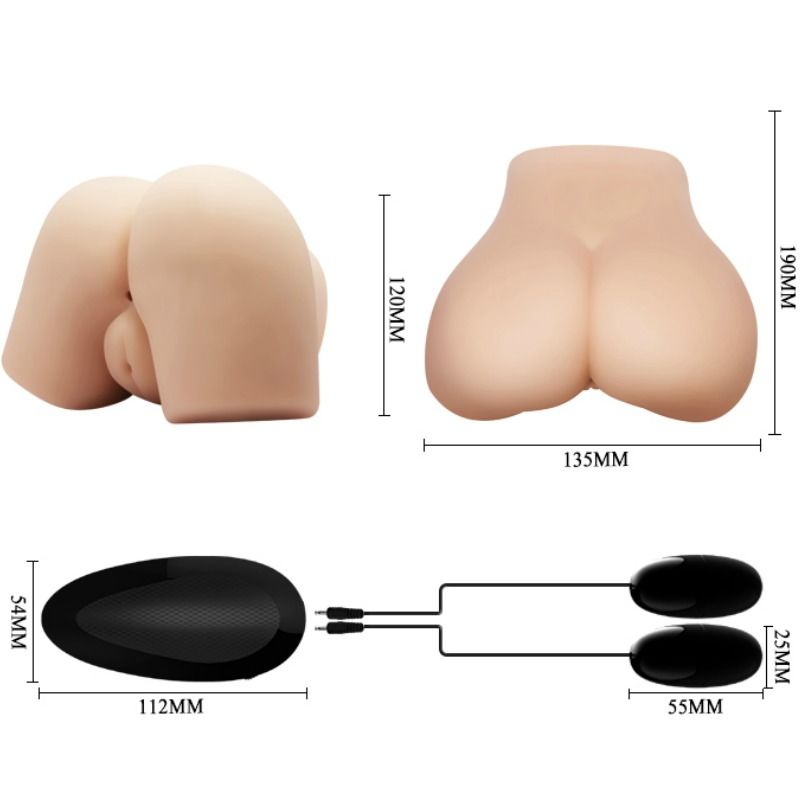 CRAZY BULL - REALISTIC VAGINA AND ANUS WITH VIBRATION POSITION 4 - Bild 7