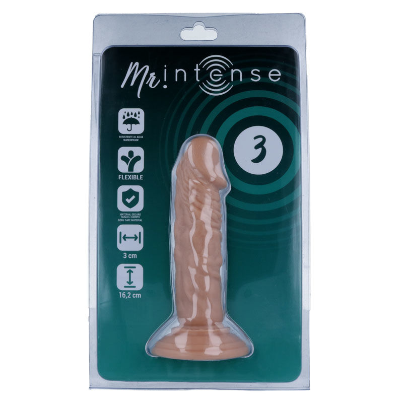 Alternative view of MR INTENSE - 3 REALISTIC COCK 16.2 CM -O- 3 CM