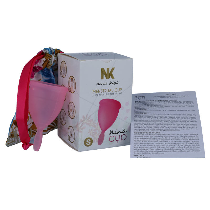 NINA KIKÍ - MENSTRUAL CUP PINK - SIZE S - Bild 6