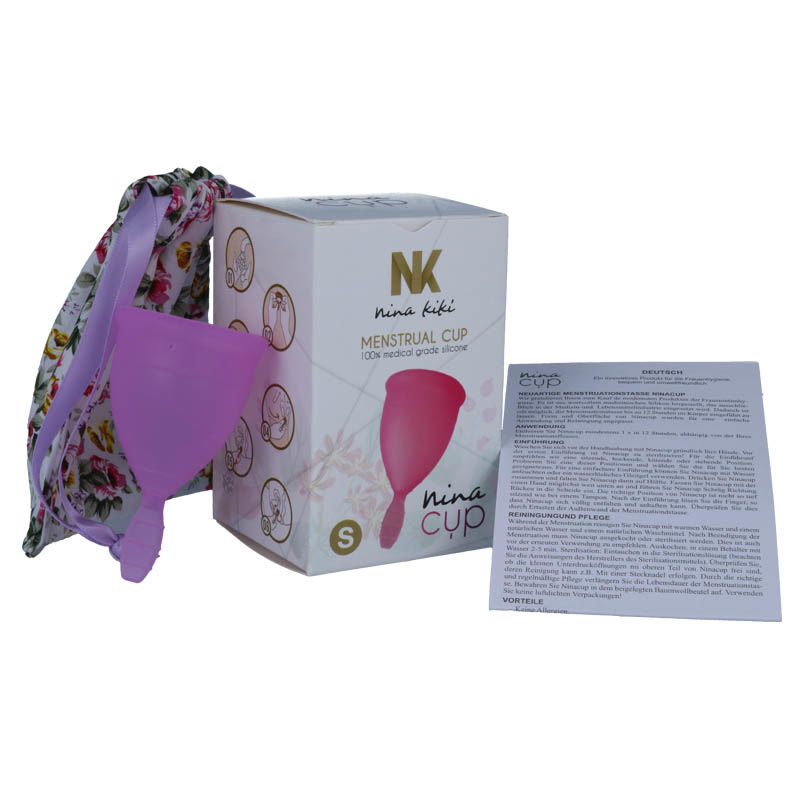 NINA KIKÍ - MENSTRUAL CUP PURPLE - SIZE S - Bild 3