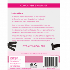 Alternative view of BYE-BRA - OPEN BACK BRA ADAPTER BLACK & WHITE