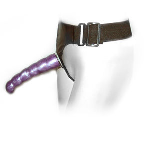 BAILE - LILAC FEMALE ANAL AND VAGINAL HARNESS GPOINT 17 CM - Bild 7