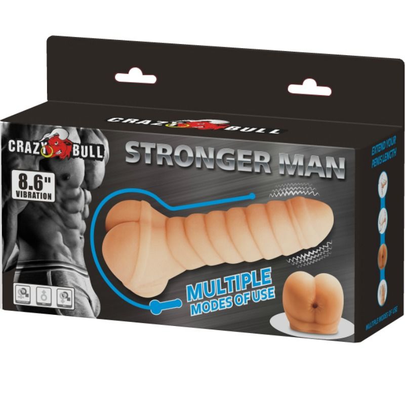 CRAZY BULL - MULTIFUNCTIONAL PENIS 21.8 CM - Bild 3