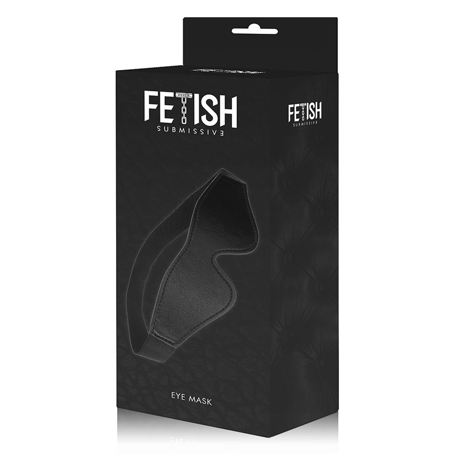 Alternative view of FETISH SUBMISSIVE - VEGAN LEATHER MASK WITH NOPRENE LINING