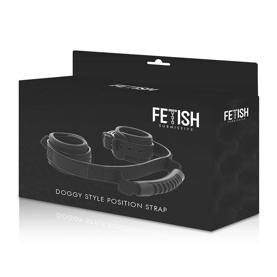 FETISH SUBMISSIVE - NOPRENE LINING HANDCUFFS WITH HANDLE - Bild 10
