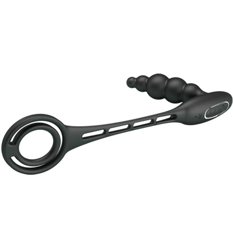 PRETTY LOVE - PENIS RINGS WITH VIBRATOR PLUG - Bild 6