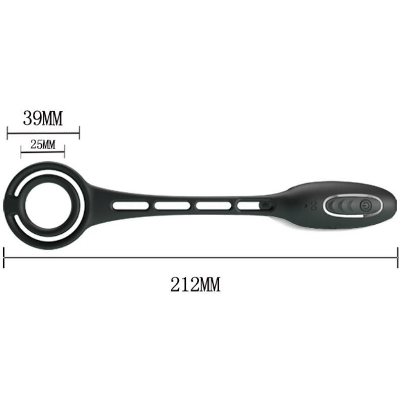 PRETTY LOVE - PENIS RINGS WITH VIBRATOR PLUG - Bild 9