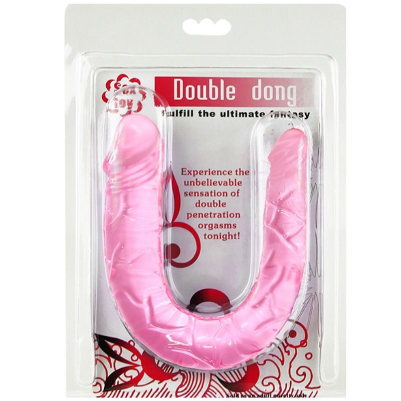 Alternative view of BAILE - DOUBLE DONG DOUBLE PINK DILDO