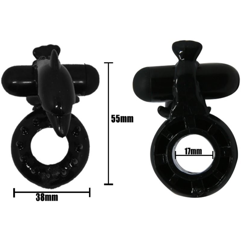 BAILE - SWEET RING RING WITH CLITORIS STIMULATOR DOLPHIN - Bild 3