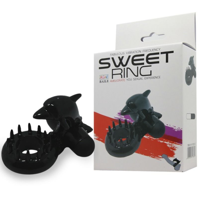 BAILE - SWEET RING RING WITH CLITORIS STIMULATOR DOLPHIN - Bild 8