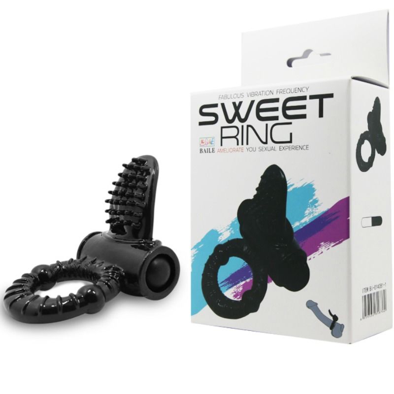 BAILE - SWEET RING VIBRATING RING WITH TEXTURED RABBIT - Bild 3