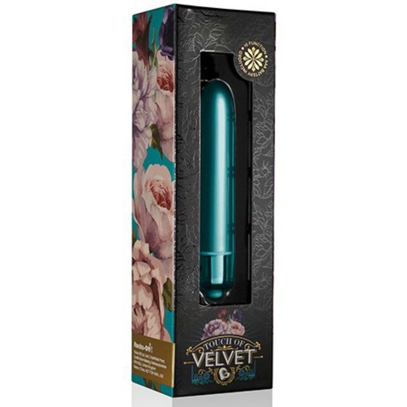 ROCKS-OFF - VIBRATING BULLET TOUCH OF VELVET PEACOCK PETALS - Bild 3