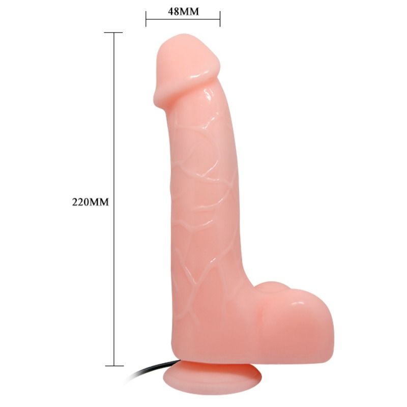 Alternative view of BAILE - NATURAL BARBARA REALISTIC VIBRATOR 22 CM