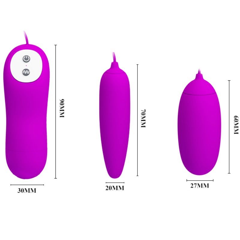 PRETTY LOVE - IRMA DOUBLE VIBRATING EGG - Bild 5