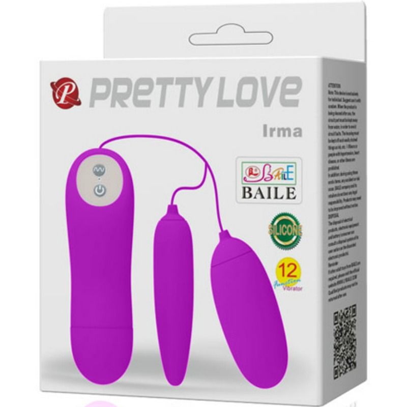 PRETTY LOVE - IRMA DOUBLE VIBRATING EGG - Bild 7